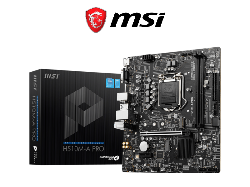 PLACA MSI INTEL H510M-A-PRO DDR4 S/V/L LGA-1200